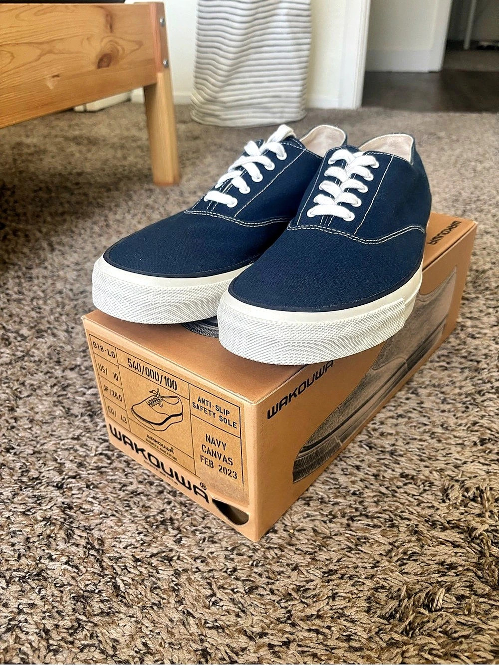 Anatomica Wakouwa New Navy Sneakers size 10
